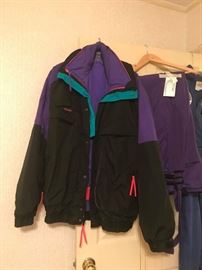 #54 women ski jackets size 12 (3) $20 each
#55 ski bibs size large (3) $20 each