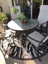 Nice Patio Set and Rug