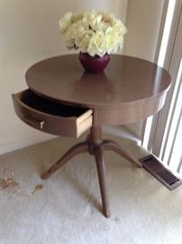 round table with drawer