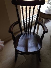 child's rocking chair