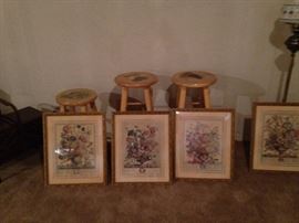 stools, paintings