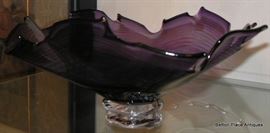 Kenneth Marine Art Glass Bowl