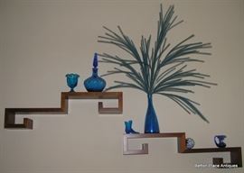 Shelves are SOLD, the Blue glass is still available