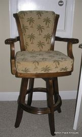There are two matching Bar stools like this