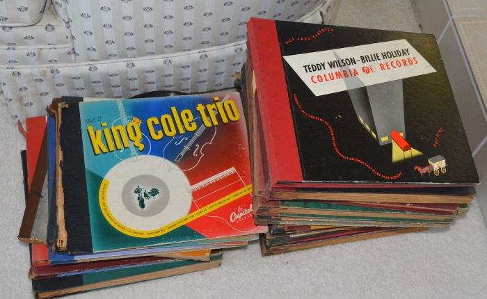 LARGE Record Collection LPs and 78s - Jazz, Blues, Big Band