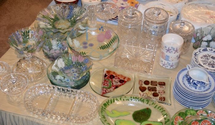 Tables of Glassware and Ceramics