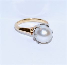 14k Pearl Ring 