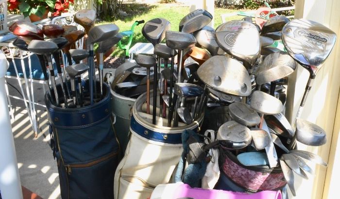 Tons of Golf Clubs