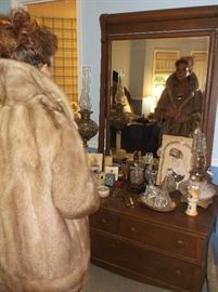 Mink jacket stroller length