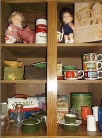 Campbell's Soup collectibles and Hall China pieces