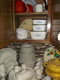 Corning ware and "French Countryside" by Mikasa