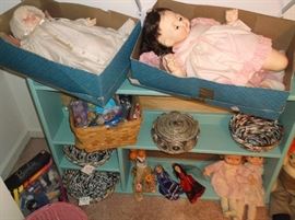 "Victoria" and "Pussy Cat" Madame Alexander dolls