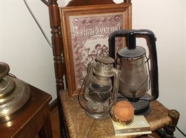 Framed sheet music "Four Blackberries"