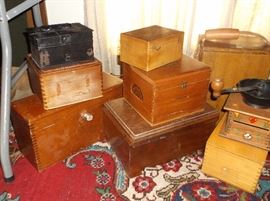 Wooden boxes