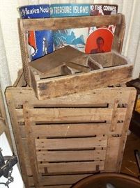 Carpenter's tray and old sheet music