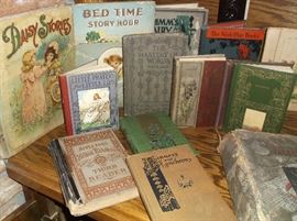 Old books, several over 100 year old