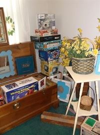 Blanket chest and small center table