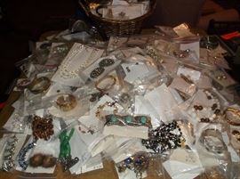 Tons of costume jewelry