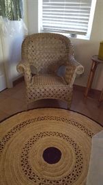 rug and chair
