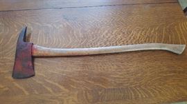old firemans ax