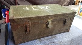 Vietnam era military foot locker