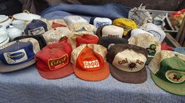 collection of hats