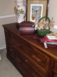 Credenza has a matching desk