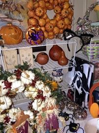 Fall, Halloween, and Thanksgiving decorations