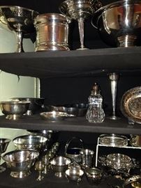 More of the many silver and silver plate selections