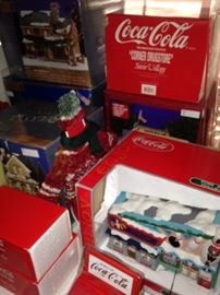 Coca-Cola Snow Village selections