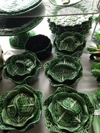 Majolica bowls with lids - Portugal