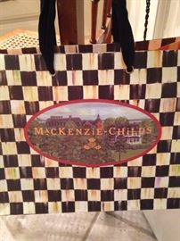 MacKenzie Childs shopping bag