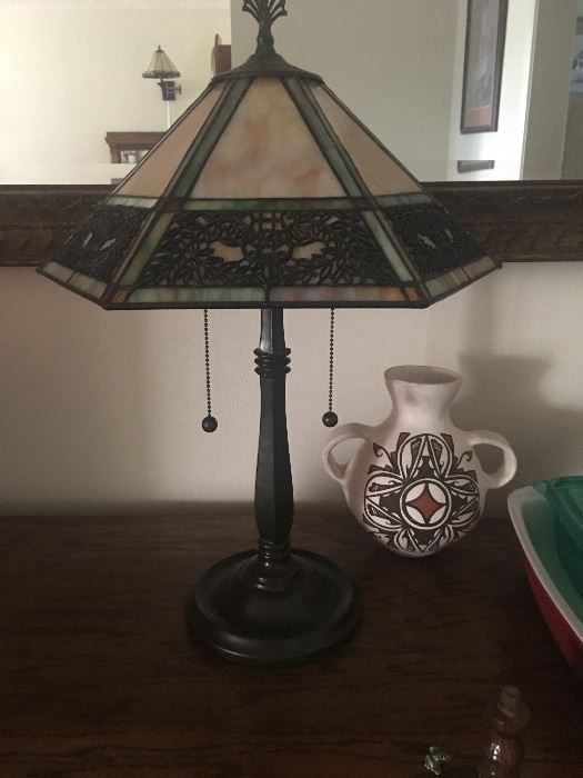 Tiffany inspired lamp