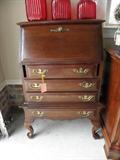 Mahogany drop front desk