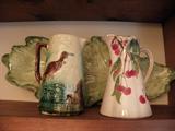 Marked pitchers and other ceramics