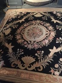 Beautiful square needlepoint rug
Recently cleaned and backed
8 x 8