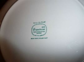 STAMP ON DISHES