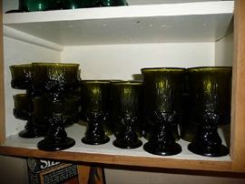 GREEN GLASSWARE