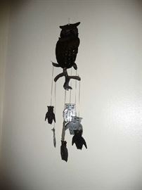 OWL WIND CHIME