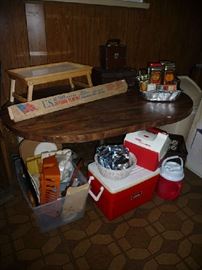 TABLE, COOLERS