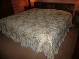KING HEADBOARD AND MATTRESS SET