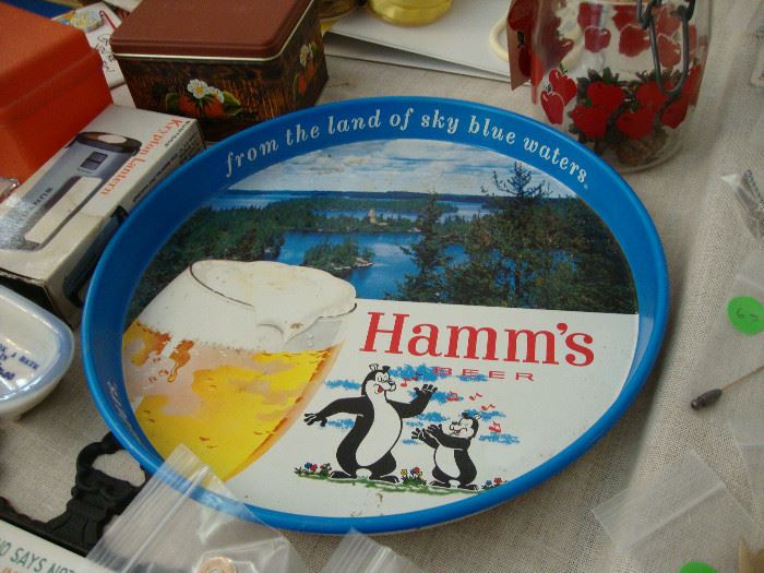 Hamm's Beer tray