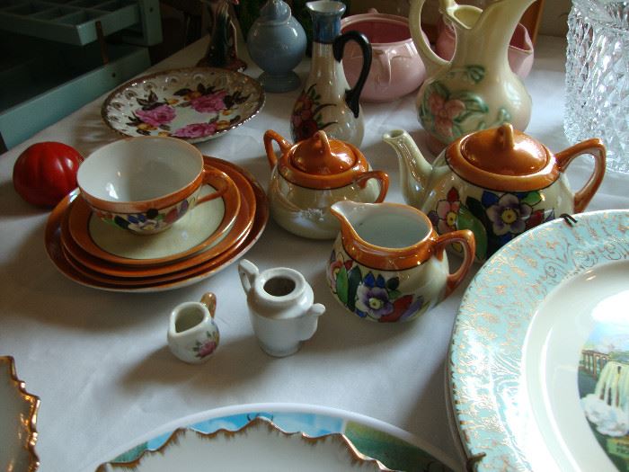 Vintage bone china and dishes