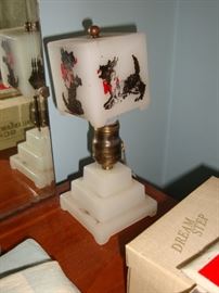 Vintage Scottie accent lamp