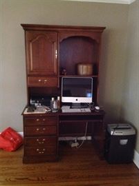 Desk and hutch...48" long, 27" deep, 80" tall.  $175. Presale available.