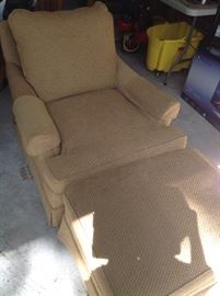 Chair and ottoman...150.  In great shape