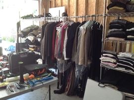 More clothes and shoes