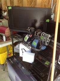 Flat screen tv and audio equipment