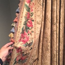 Custom Drapes.