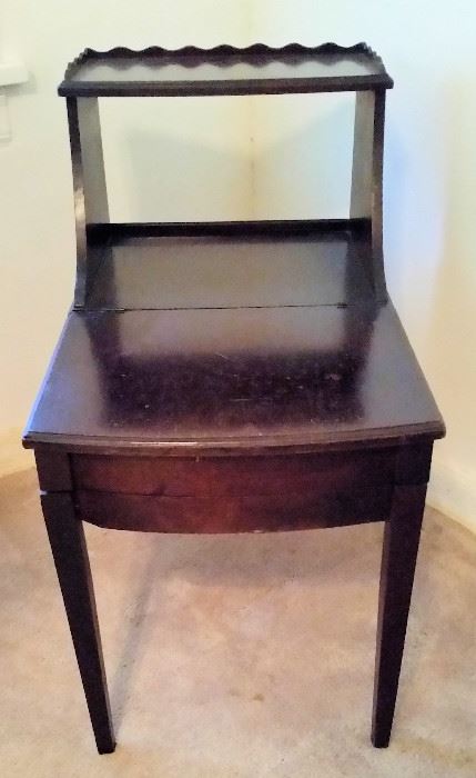 Antique Step Down Side Table
